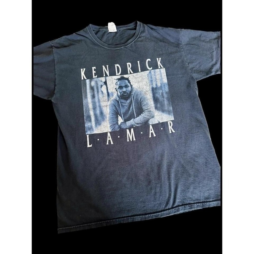 Kendrick Lamar/Travis Scott/Dram/YG - Damn Tour 2017 T-shirt Men's Large Faded